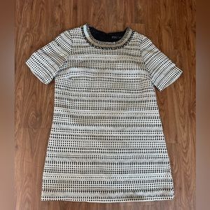 Zara beaded neckline dress